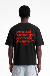 T-Shirt "COPY&PASTE" SexIsCool Black/Red - BASEDODICI®