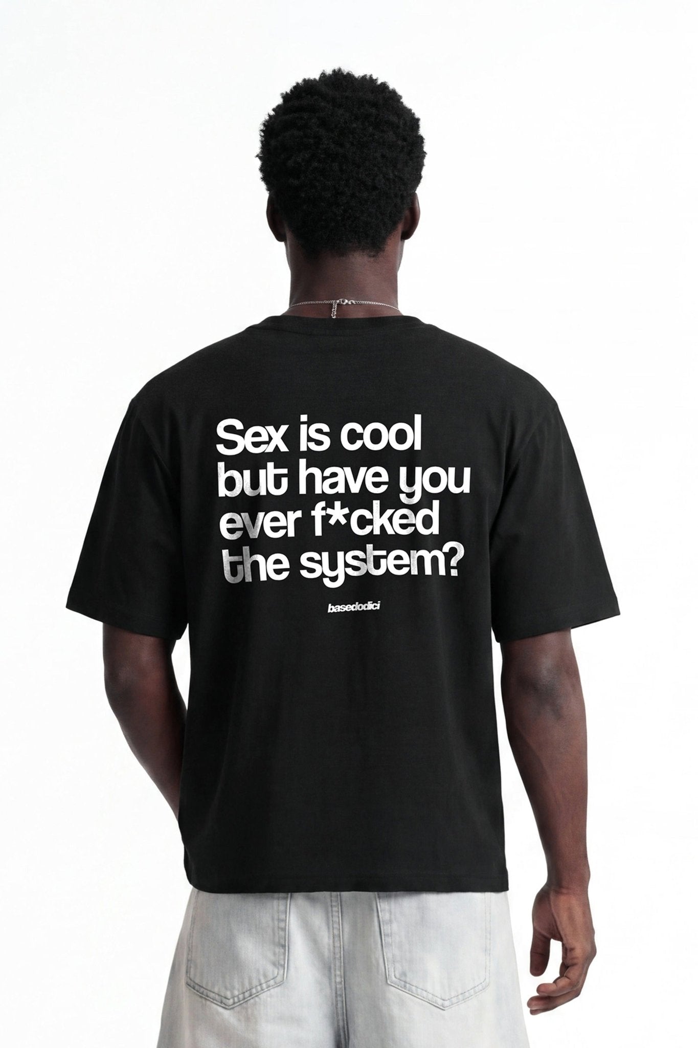 T-Shirt "COPY&PASTE" SexIsCool Black/White - BASEDODICI®