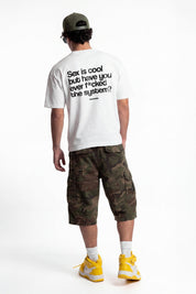 T-Shirt "COPY&PASTE" SexIsCool White/Black - BASEDODICI®