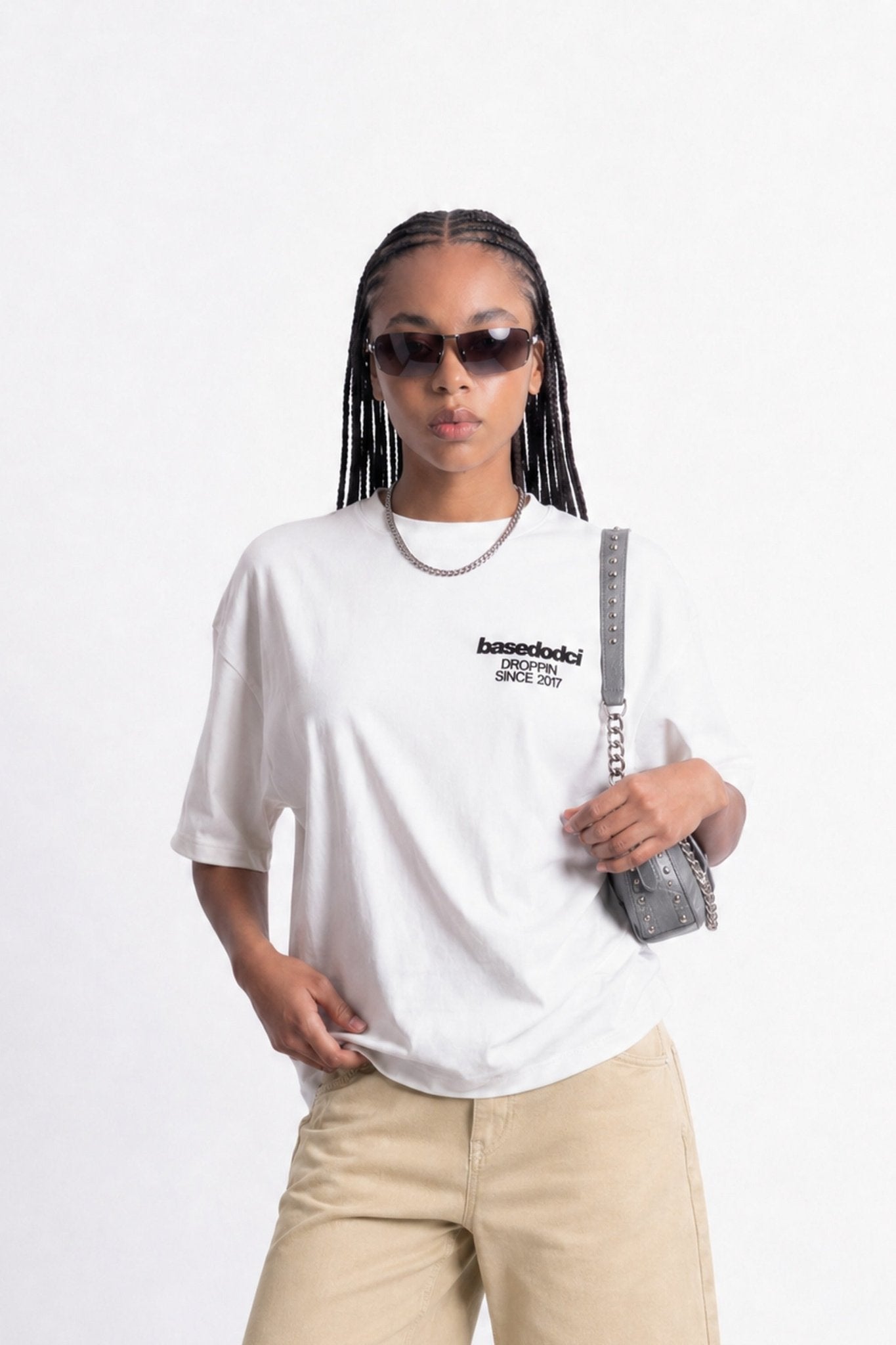 T-Shirt "COPY&PASTE" SexIsCool White/Black - BASEDODICI®