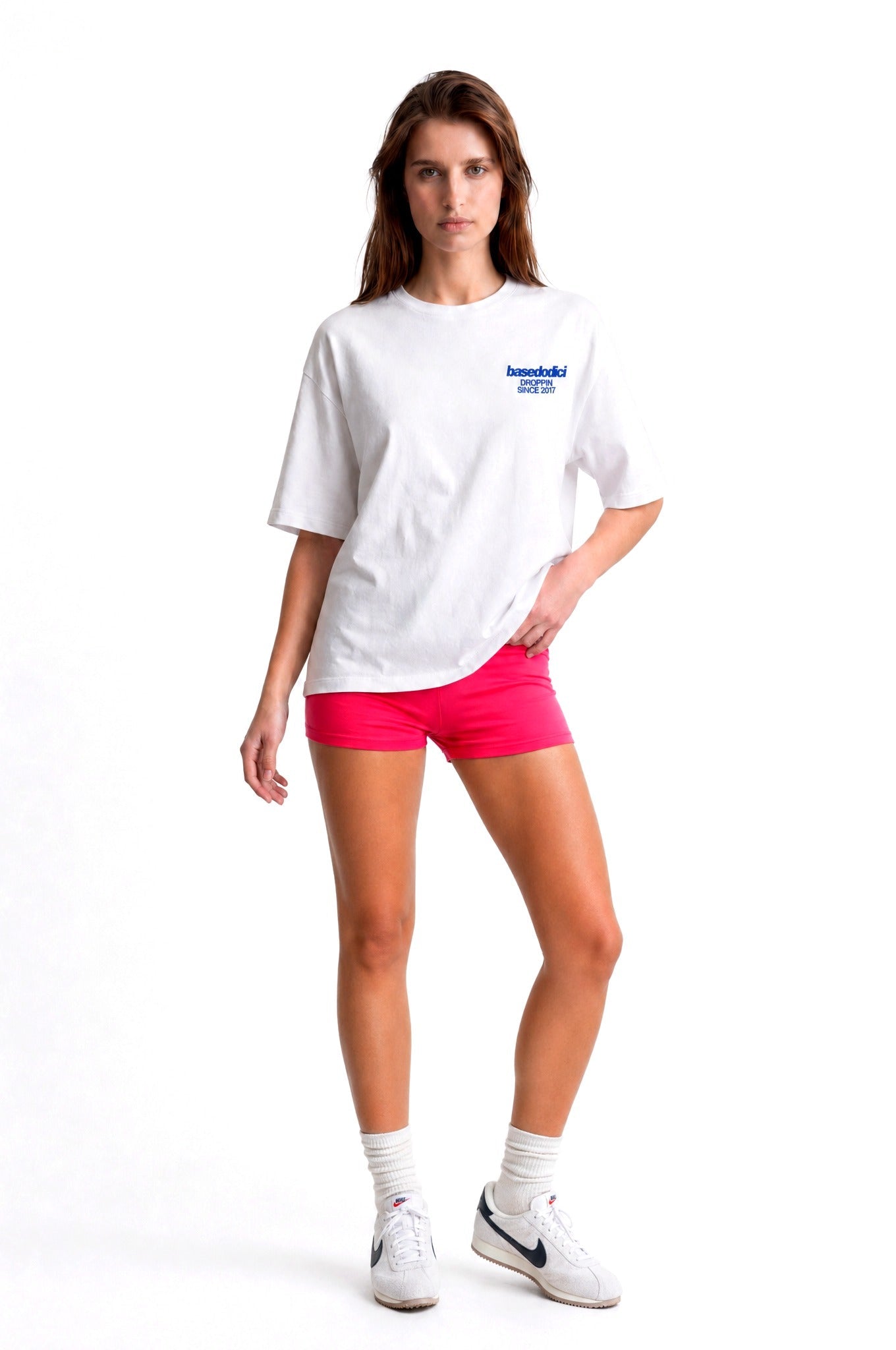 T-Shirt "COPY&PASTE" SexIsCool White/Blue - BASEDODICI®