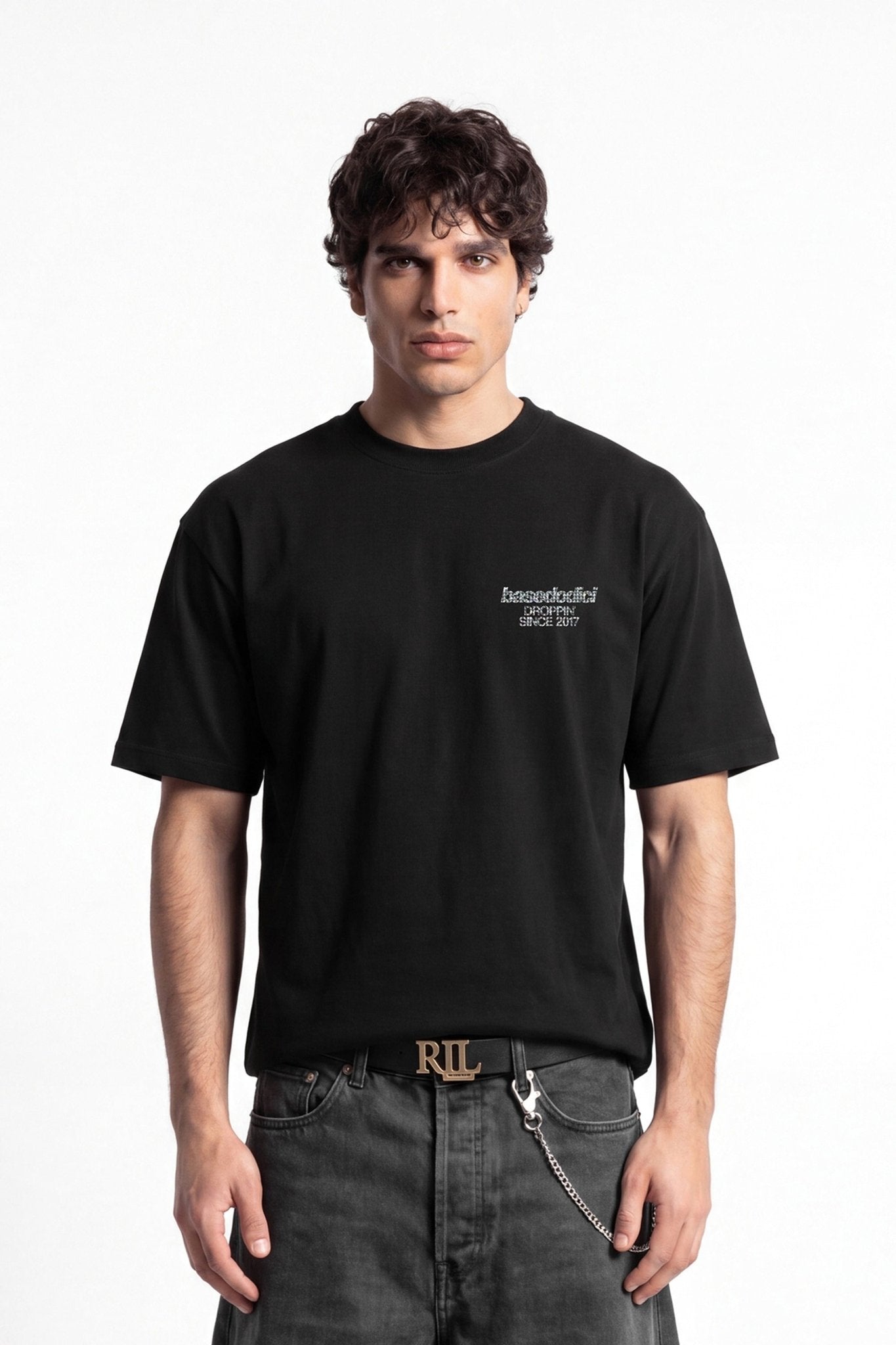 T-Shirt "COPY&PASTE" TiAmoVenerdì Black/Grillz - BASEDODICI®