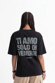 T-Shirt "COPY&PASTE" TiAmoVenerdì Black/Grillz - BASEDODICI®