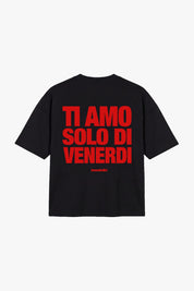 T-Shirt "COPY&PASTE" TiAmoVenerdì Black/Red - BASEDODICI®