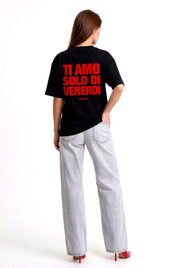T-Shirt "COPY&PASTE" TiAmoVenerdì Black/Red - BASEDODICI®