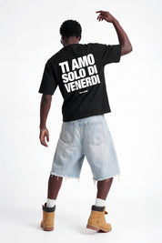 T-Shirt "COPY&PASTE" TiAmoVenerdì Black/White - BASEDODICI®