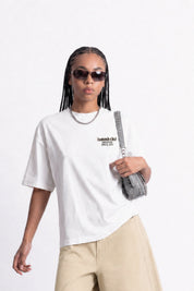 T-Shirt "COPY&PASTE" TiAmoVenerdì White/Animalier - BASEDODICI®