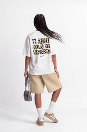 T-Shirt "COPY&PASTE" TiAmoVenerdì White/Animalier - BASEDODICI®
