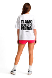 T-Shirt "COPY&PASTE" TiAmoVenerdì White/Black - BASEDODICI®