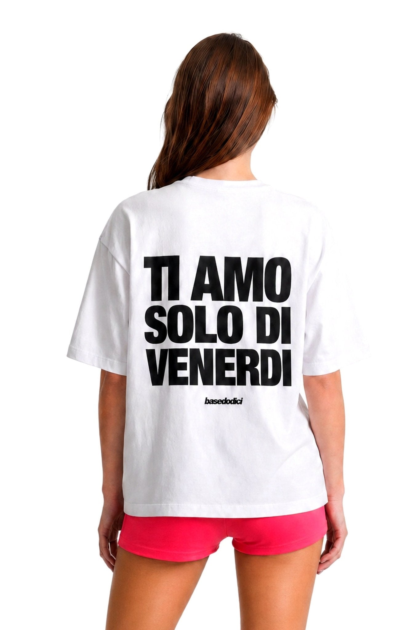 T-Shirt "COPY&PASTE" TiAmoVenerdì White/Black - BASEDODICI®
