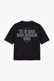 T-Shirt "COPY&PASTE" TU SI BAD BAD Black/Glitter - BASEDODICI®