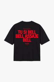 T-Shirt "COPY&PASTE" TU SI BELL BELL Black/Red - BASEDODICI®