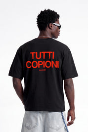 T-Shirt "COPY&PASTE" TuttiCopioni Black/Red - BASEDODICI®