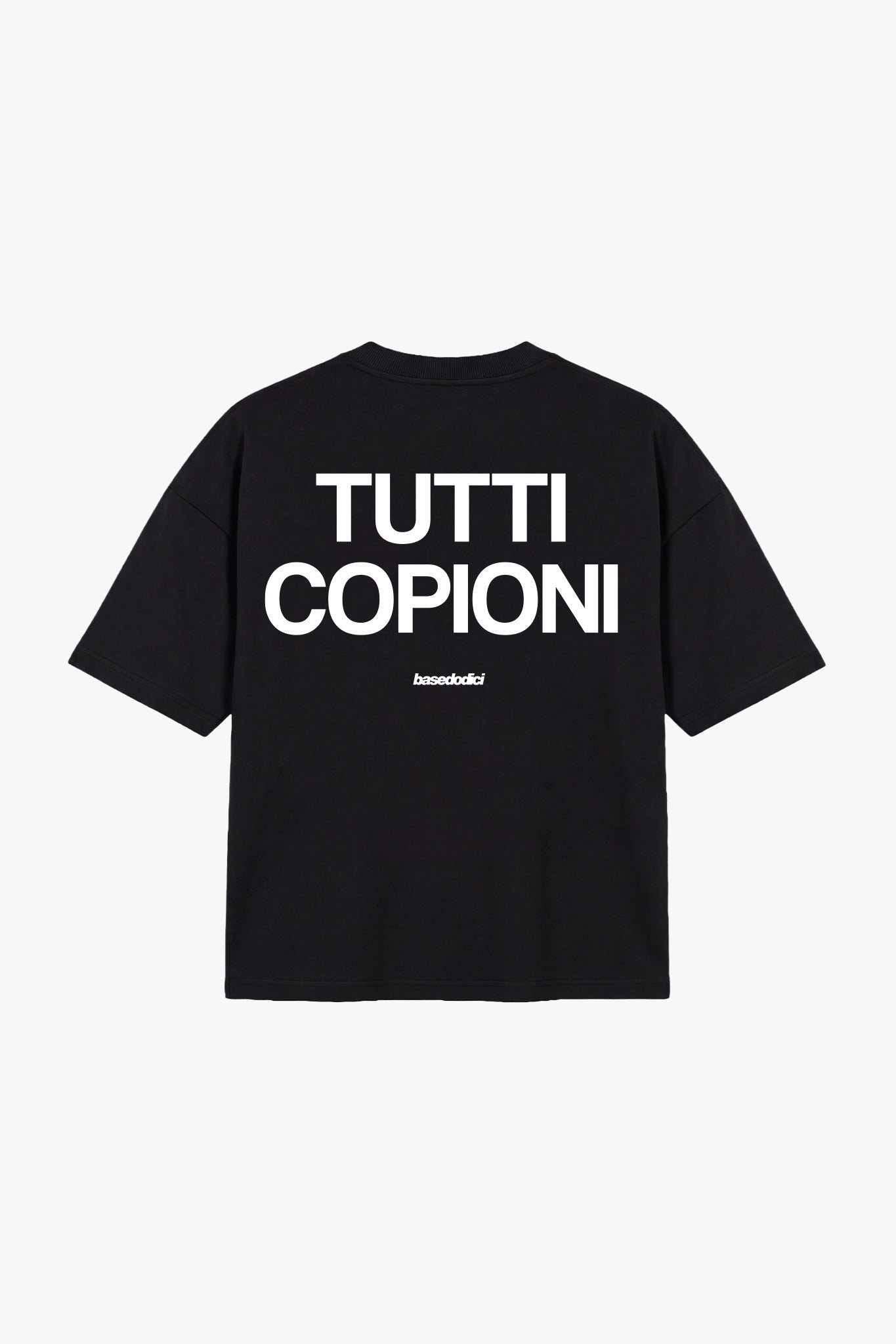 T-Shirt "COPY&PASTE" TuttiCopioni Black/White - BASEDODICI®