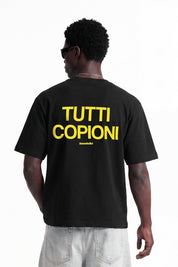 T-Shirt "COPY&PASTE" TuttiCopioni Black/Yellow - BASEDODICI®