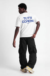T-Shirt "COPY&PASTE" TuttiCopioni White/Blue - BASEDODICI®