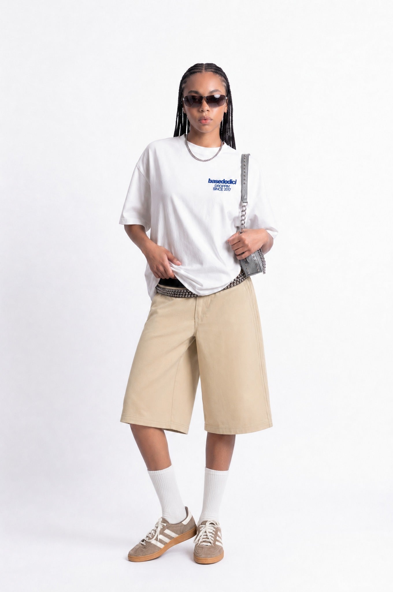 T-Shirt "COPY&PASTE" TuttiCopioni White/Blue - BASEDODICI®