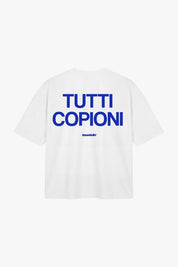 T-Shirt "COPY&PASTE" TuttiCopioni White/Blue - BASEDODICI®