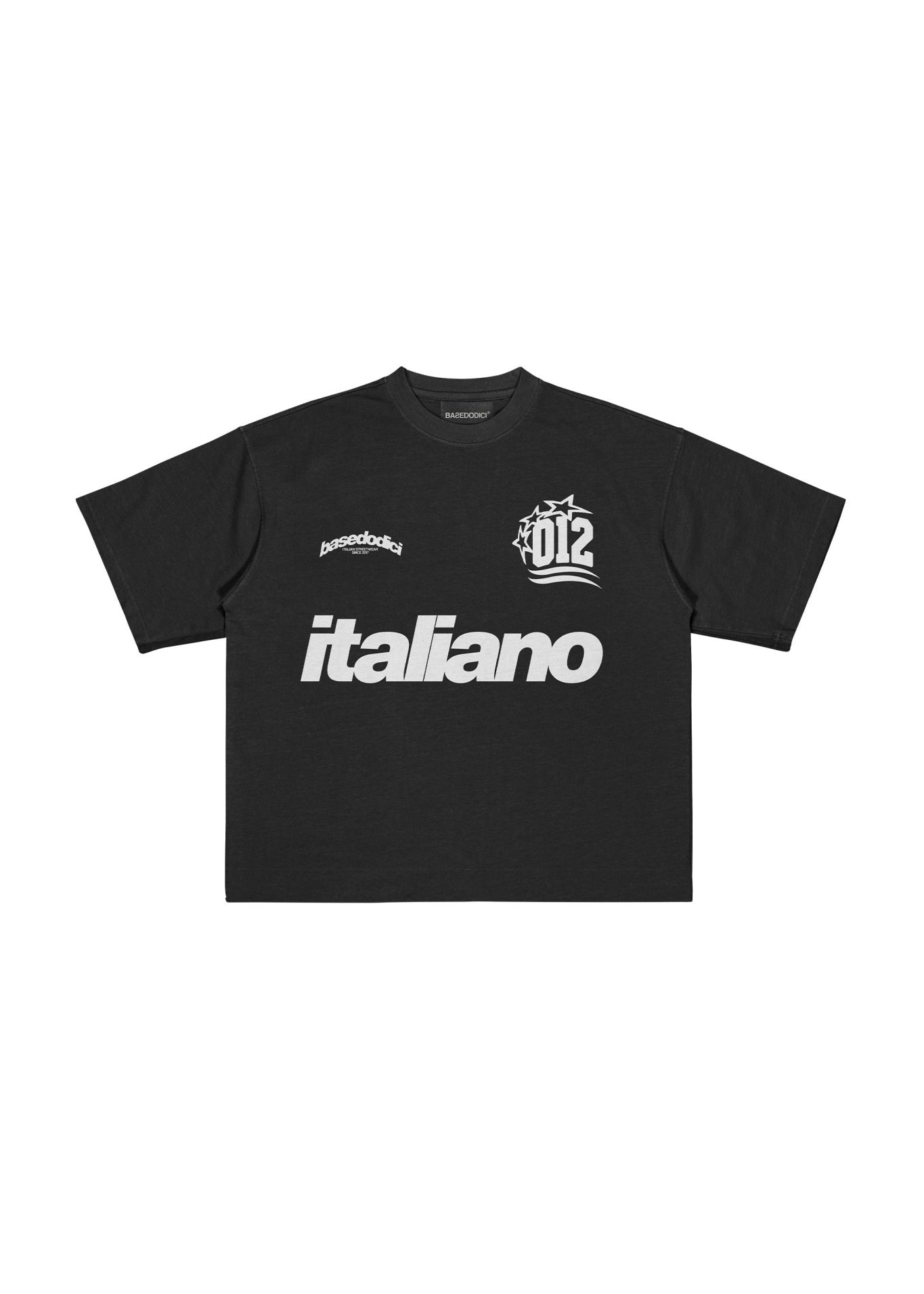 T-Shirt "CRUEL SEASON" Italiano Black - BASEDODICI®