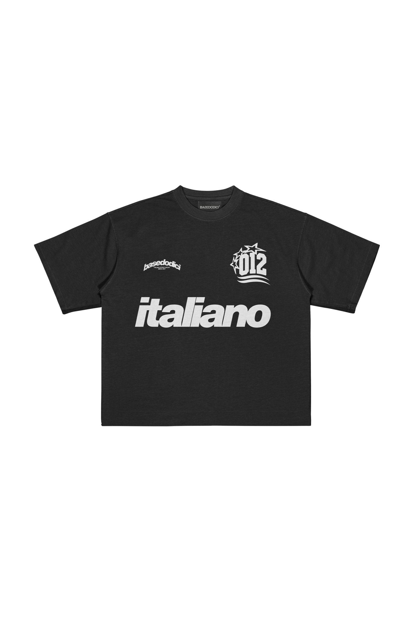 T-Shirt "CRUEL SEASON" Italiano Black - BASEDODICI®