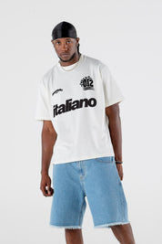 T-Shirt "CRUEL SEASON" Italiano White - BASEDODICI®