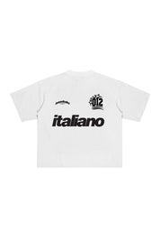 T-Shirt "CRUEL SEASON" Italiano White - BASEDODICI®