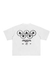 T-Shirt "CRUEL SEASON" Italiano White - BASEDODICI®