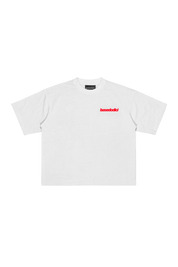 T-Shirt "CRUEL SEASON" Italiano White/Red - BASEDODICI®