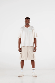 T-Shirt "CRUEL SEASON" Italiano White/Red - BASEDODICI®