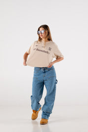 T-Shirt "DE LA RUE À LA RUE" Club Beige - BASEDODICI®