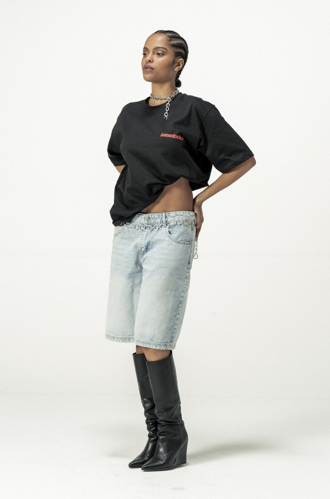 T-Shirt "DIVA" KissMe Black - BASEDODICI®