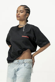 T-Shirt "DIVA" KissMe Black - BASEDODICI®