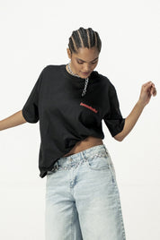 T-Shirt "DIVA" KissMe Black - BASEDODICI®