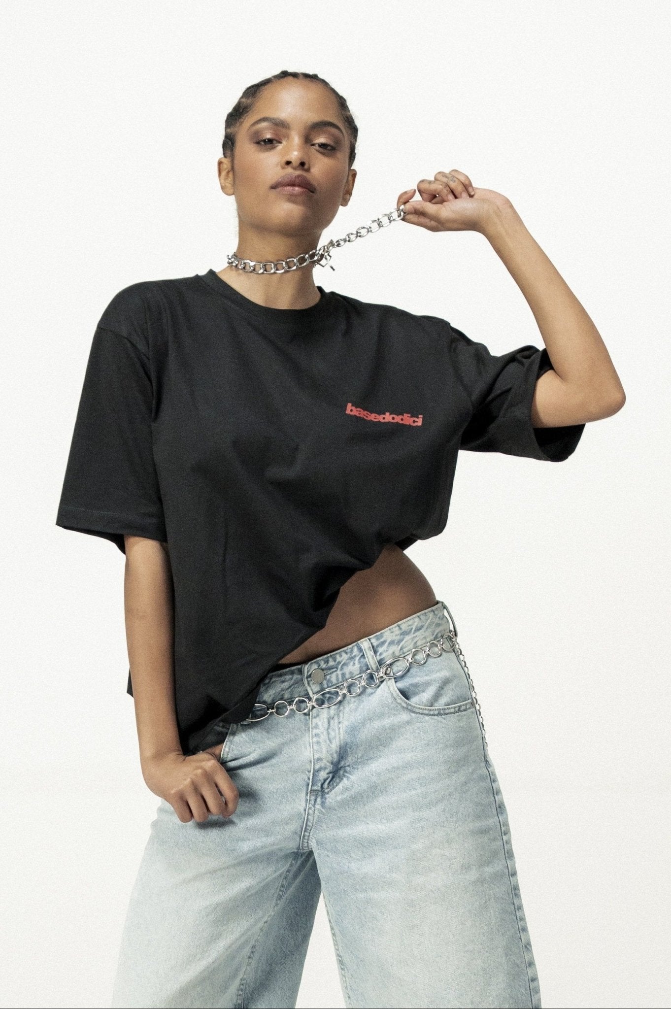 T-Shirt "DIVA" KissMe Black - BASEDODICI®