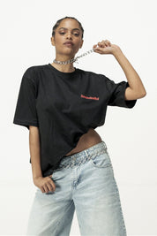 T-Shirt "DIVA" KissMe Black - BASEDODICI®