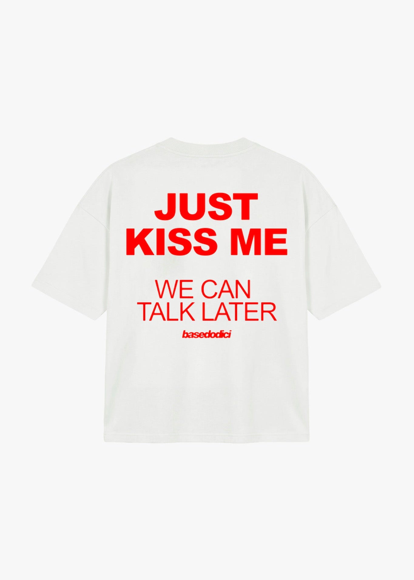 T-Shirt "DIVA" KissMe White - BASEDODICI®