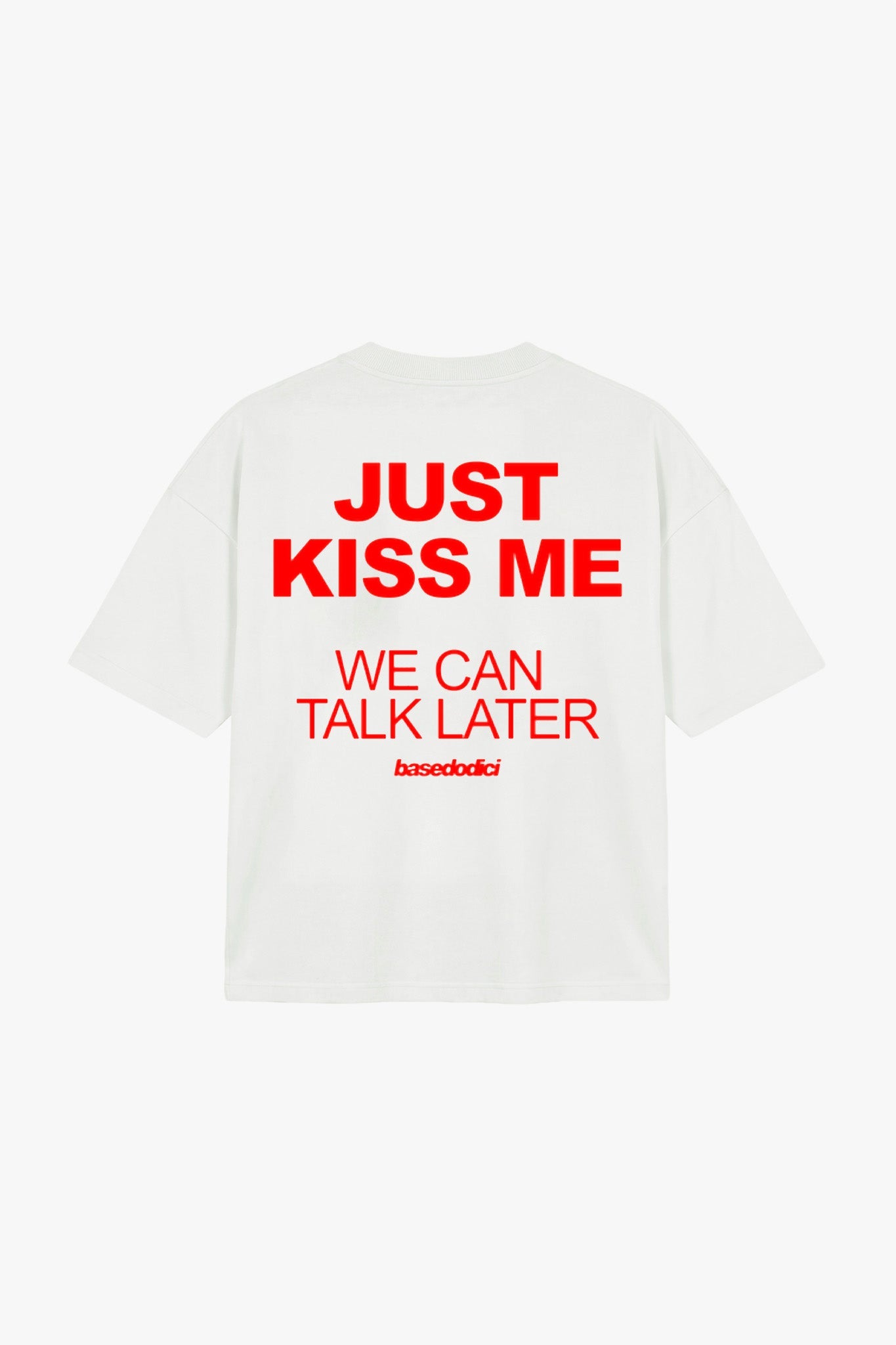 T-Shirt "DIVA" KissMe White - BASEDODICI®