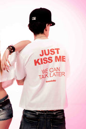 T-Shirt "DIVA" KissMe White - BASEDODICI®