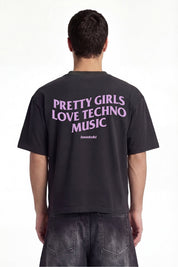 T-Shirt "DIVA" PrettyGirls Black/Pink - BASEDODICI®