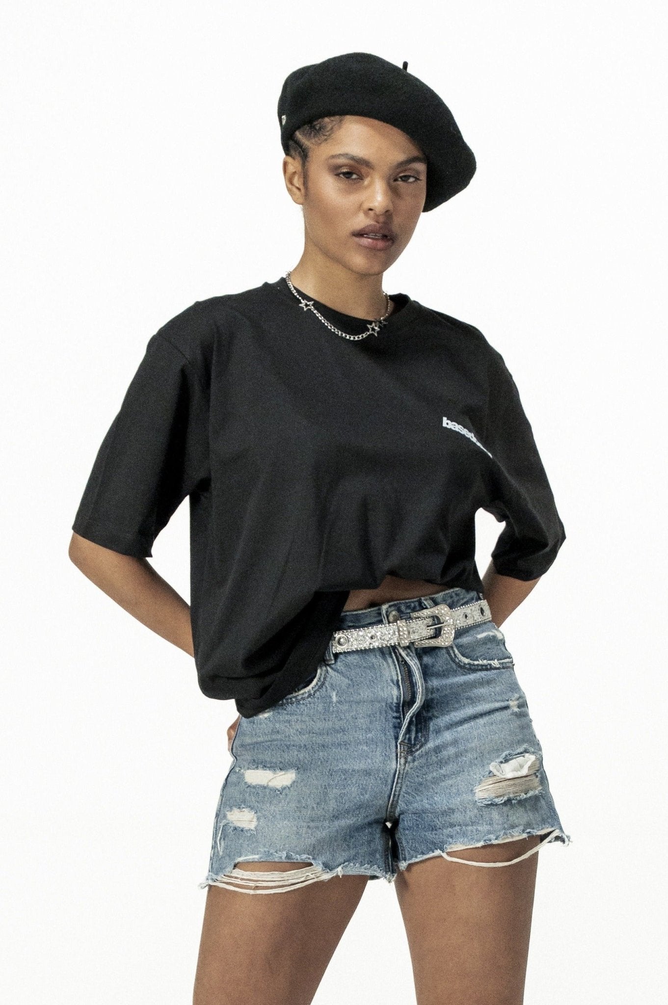 T-Shirt "DIVA" PrettyGirls Black/White - BASEDODICI®