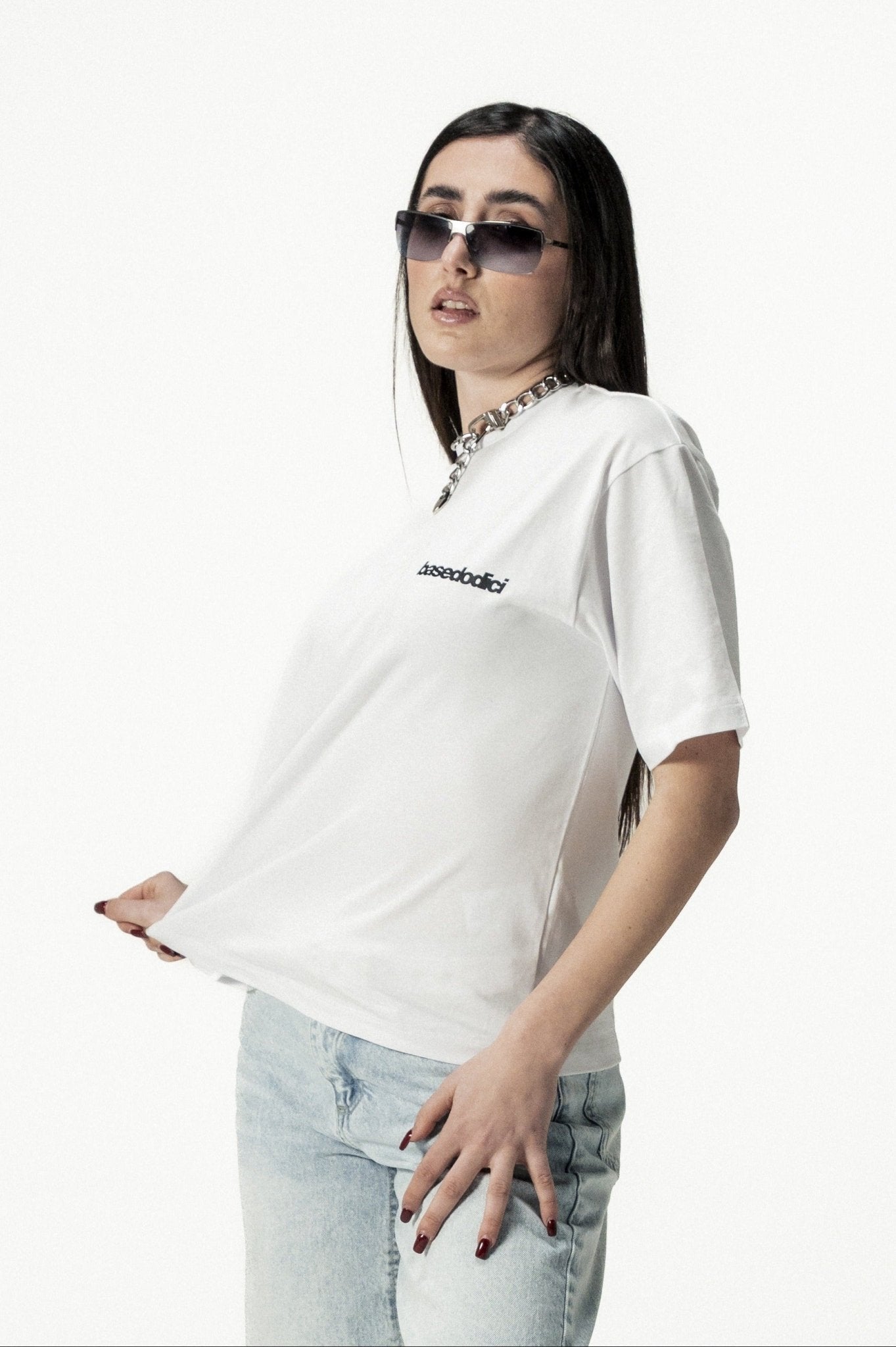 T-Shirt "DIVA" PrettyGirls White/Black - BASEDODICI®