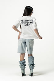 T-Shirt "DIVA" PrettyGirls White/Black - BASEDODICI®