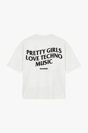 T-Shirt "DIVA" PrettyGirls White/Black - BASEDODICI®