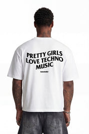 T-Shirt "DIVA" PrettyGirls White/Black - BASEDODICI®