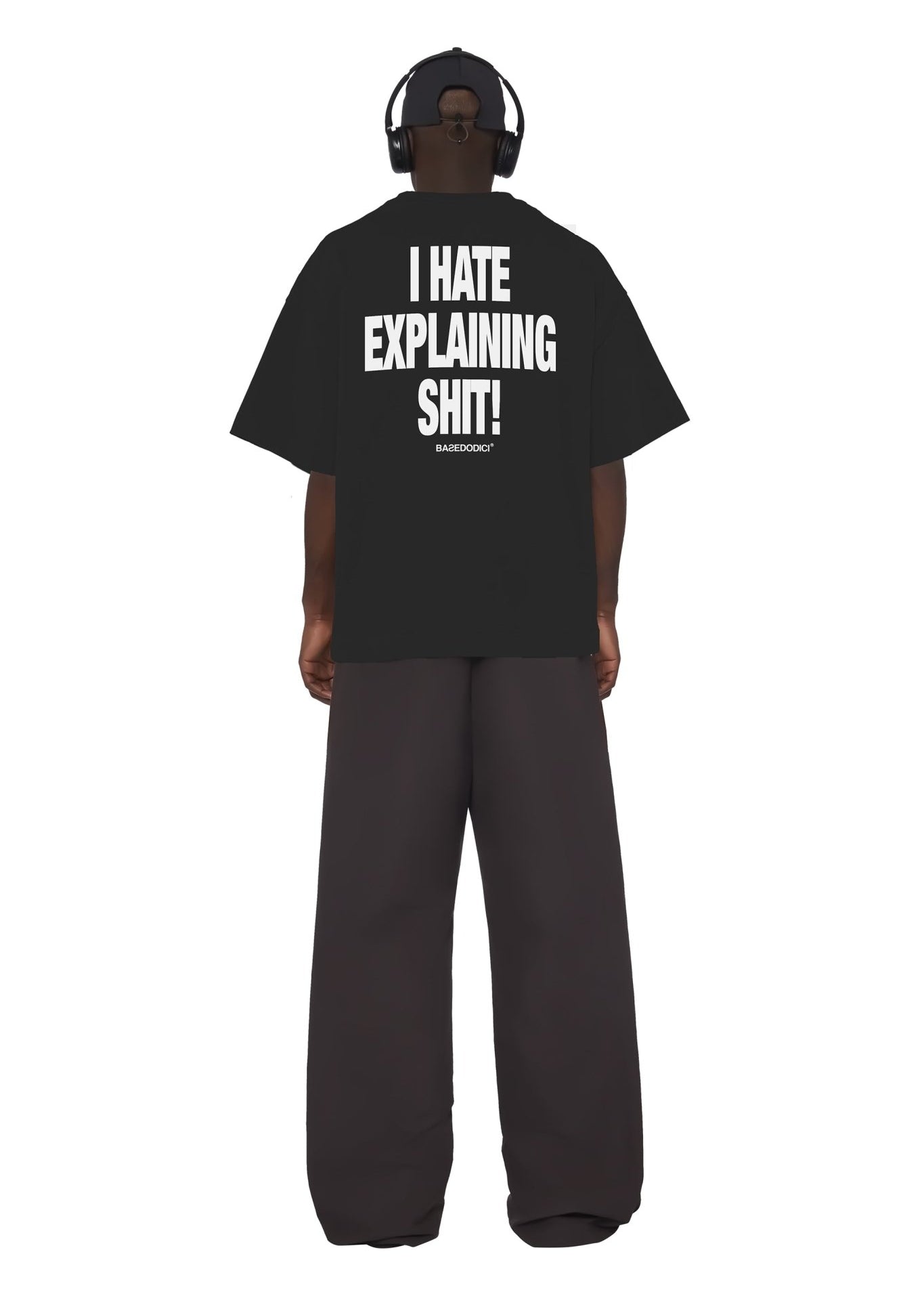 T-Shirt “FLASHCAPSULE” HATE Black - BASEDODICI®