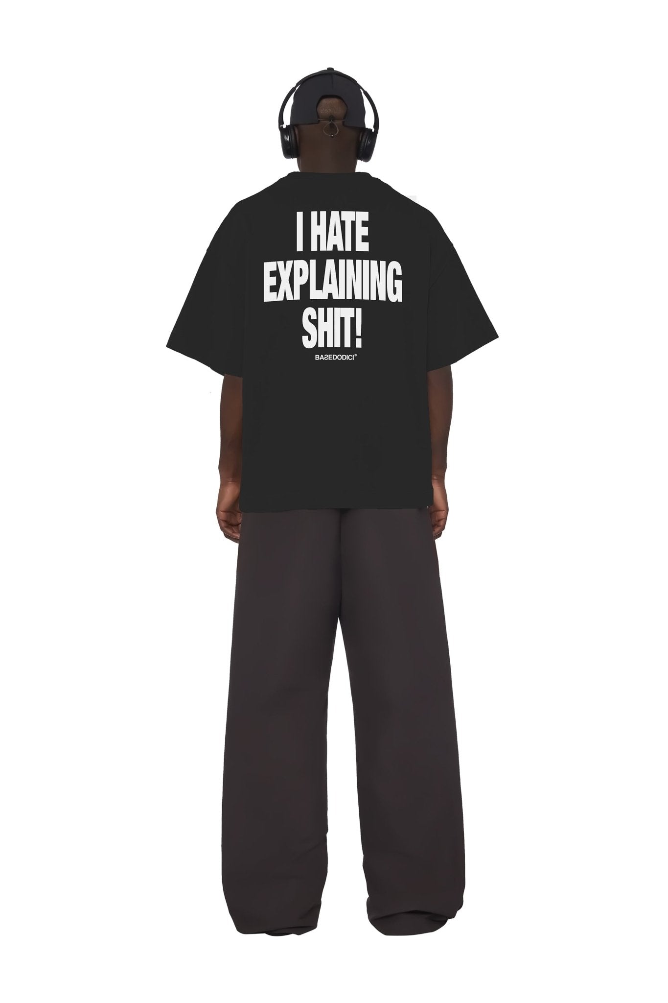 T-Shirt “FLASHCAPSULE” HATE Black - BASEDODICI®