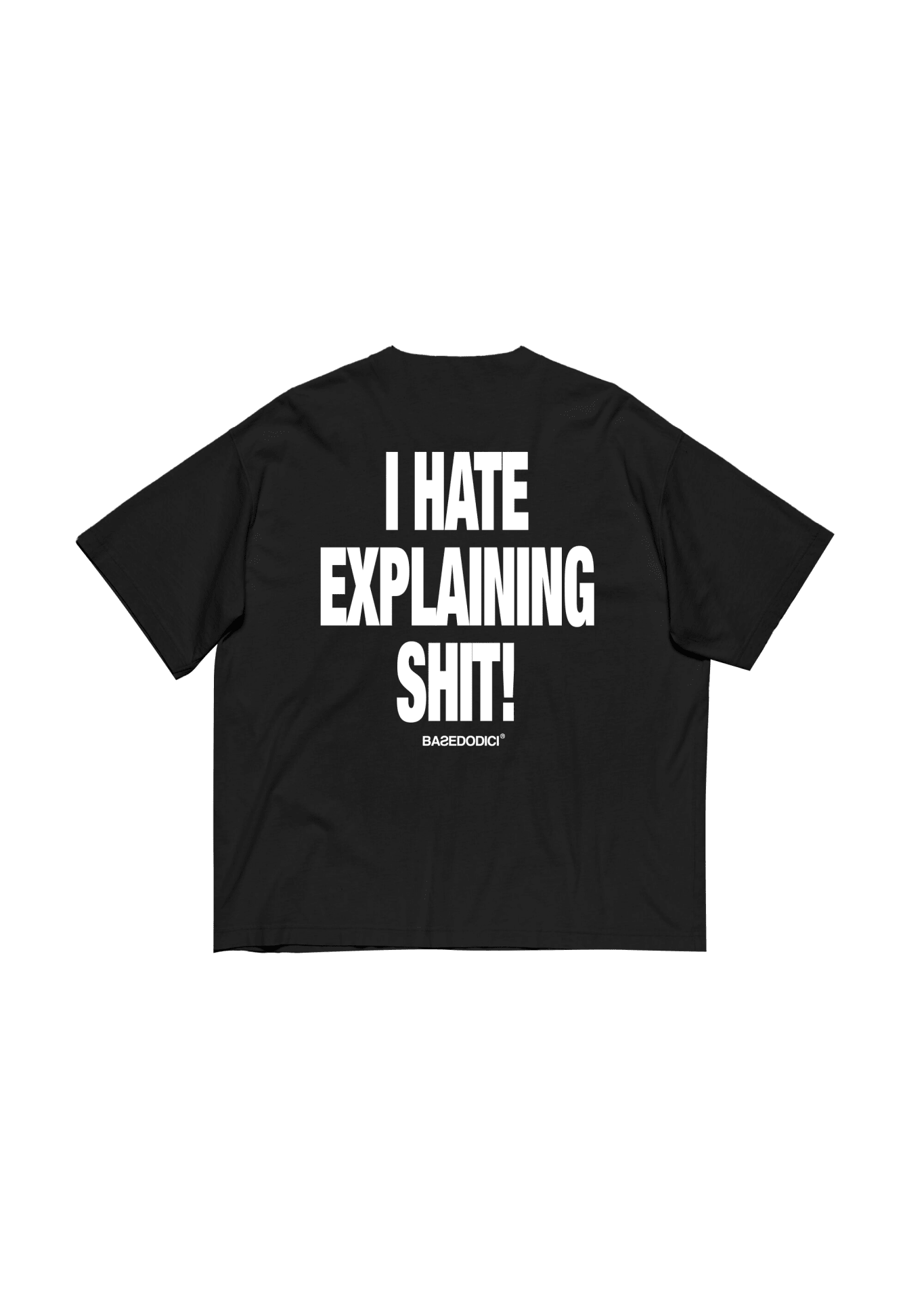 T-Shirt “FLASHCAPSULE” HATE Black - BASEDODICI®