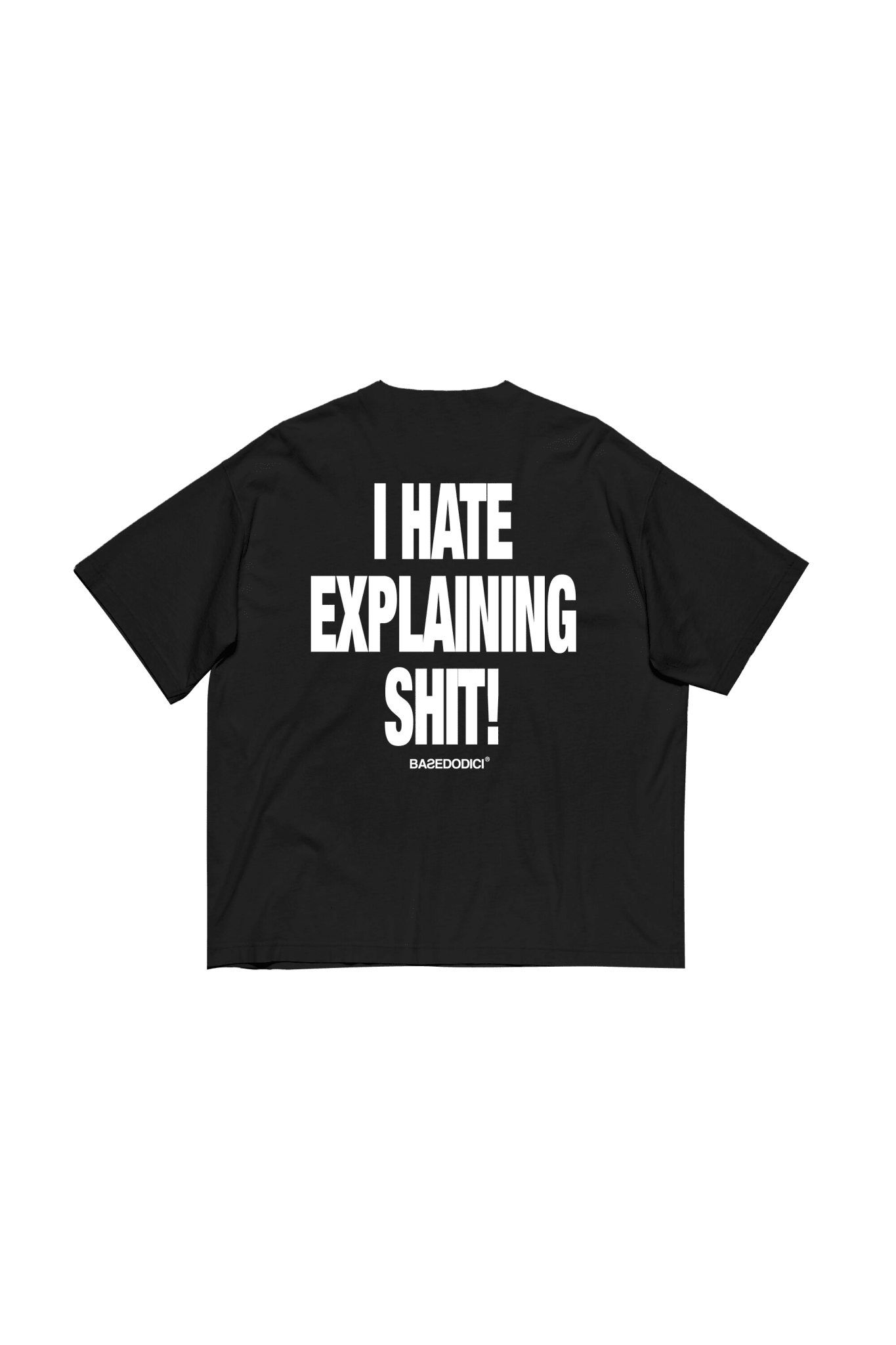 T-Shirt “FLASHCAPSULE” HATE Black - BASEDODICI®