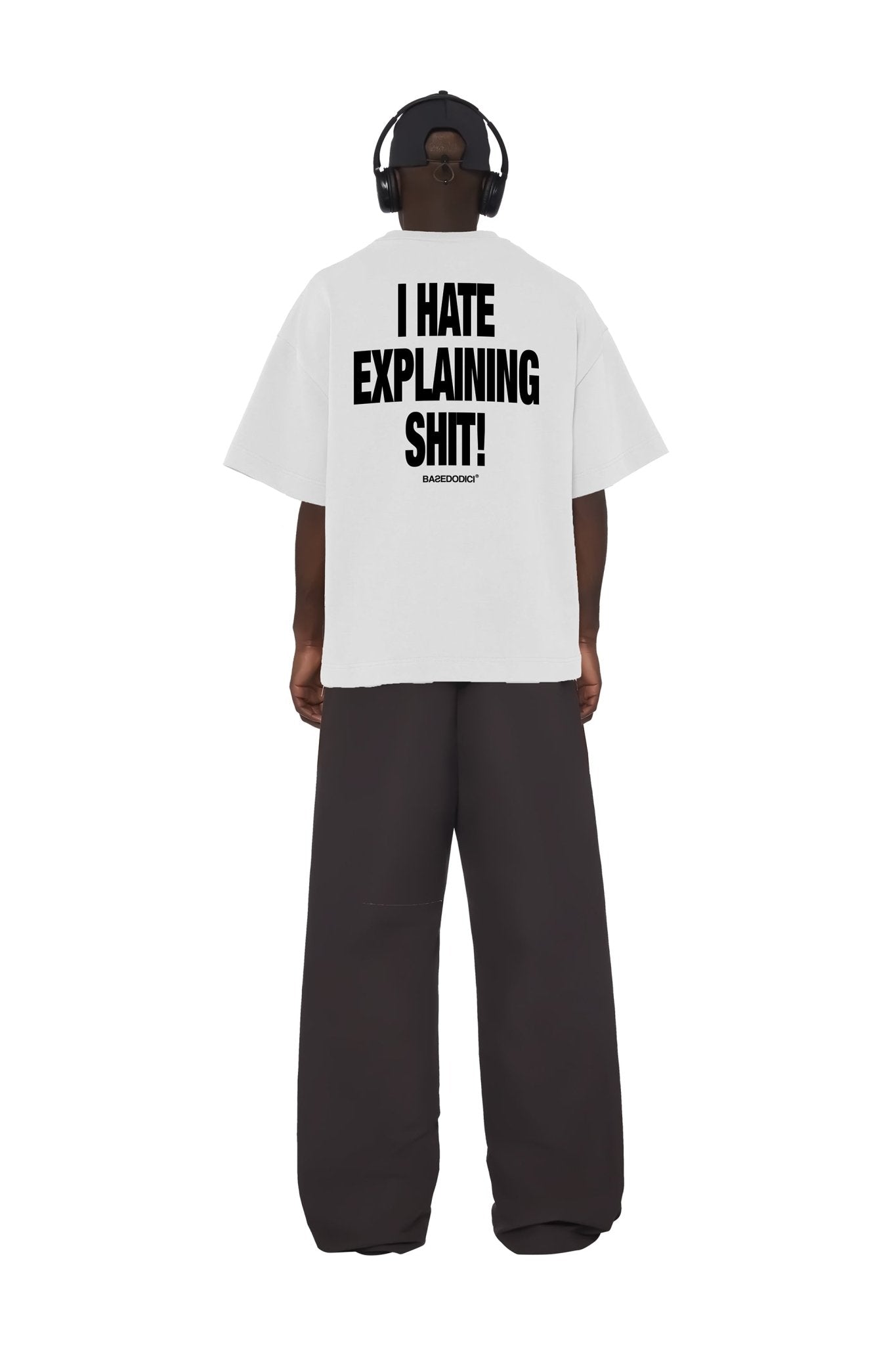 T-Shirt “FLASHCAPSULE” HATE White - BASEDODICI®