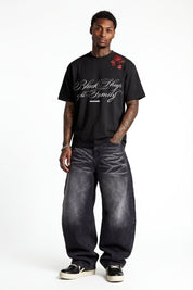 T-Shirt "FOR DREAMERS" Kiss Black - BASEDODICI®